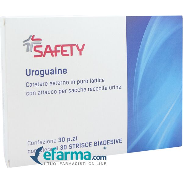 safety uroguaina catetere esterno in lattice con attacco per sacche raccolta urine 30 mm 30 pezzi