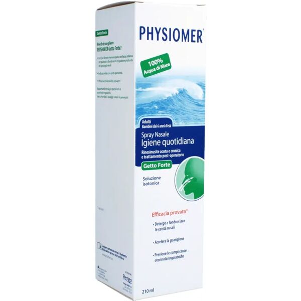 physiomer spray getto forte decongestionante nasale 210 ml