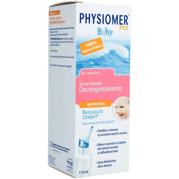 physiomer iper baby spray ipertonico decongestionante nasale 115 ml