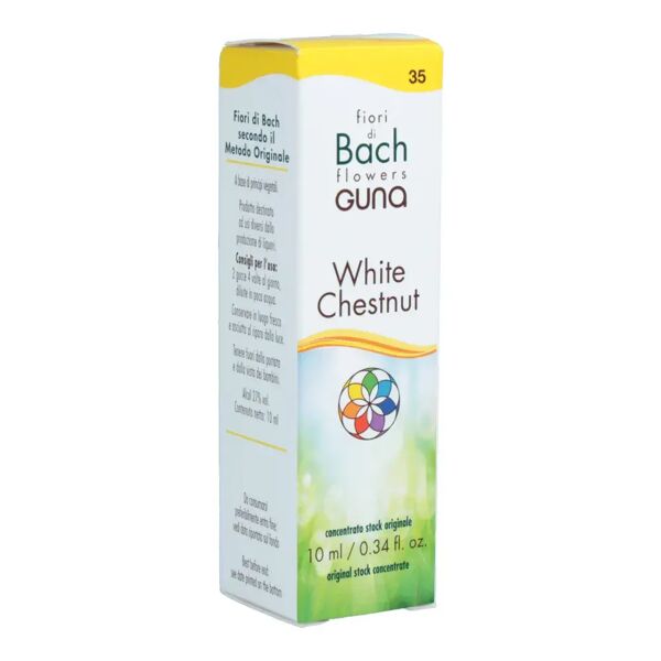 guna fiori di bach white chestnut concentrazione gocce 10 ml