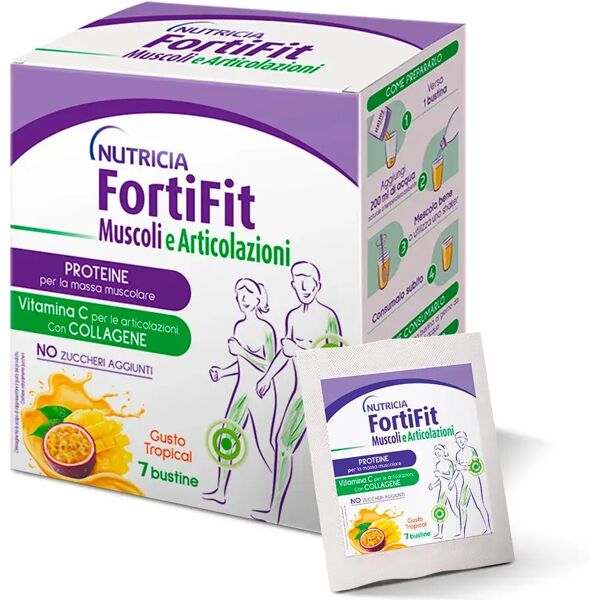 fortifit muscoli e articolazioni integratore gusto tropical 7 bustine