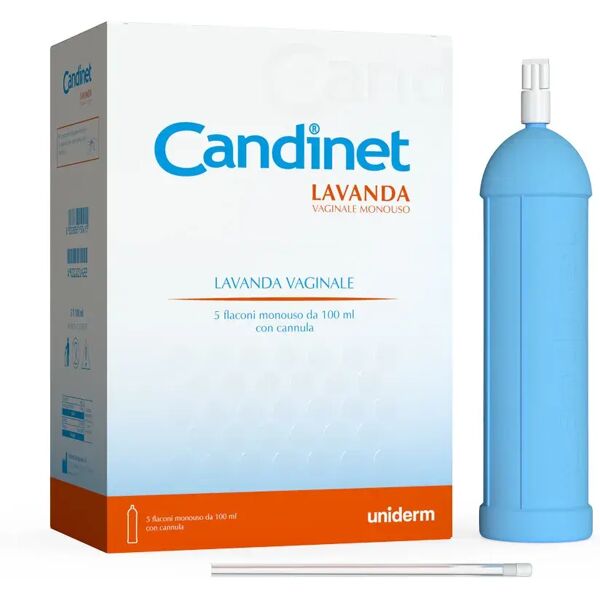 candinet lavanda vaginale monouso 5 flaconi con cannula