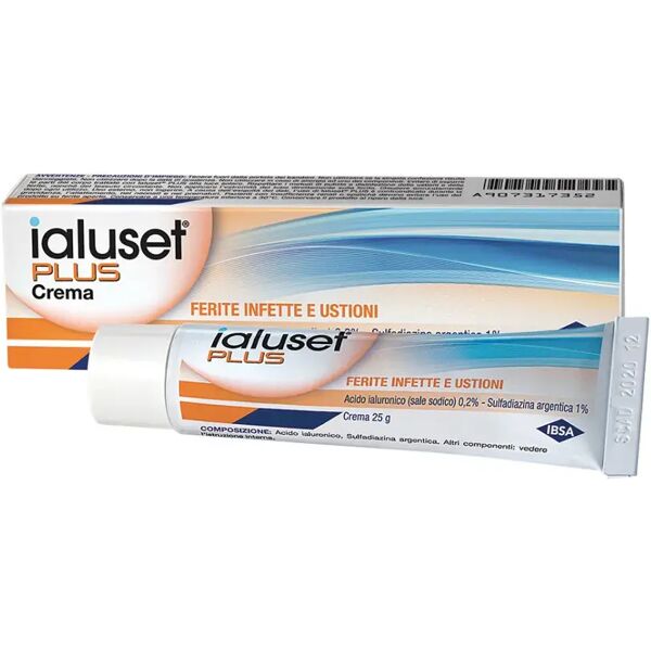 ialuset plus crema ferite infette e ustioni 25 g