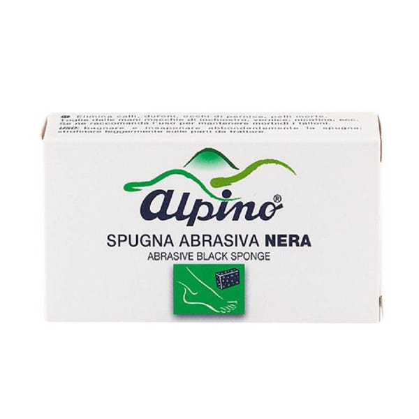 alpino spugna abrasiva nera anticallosità