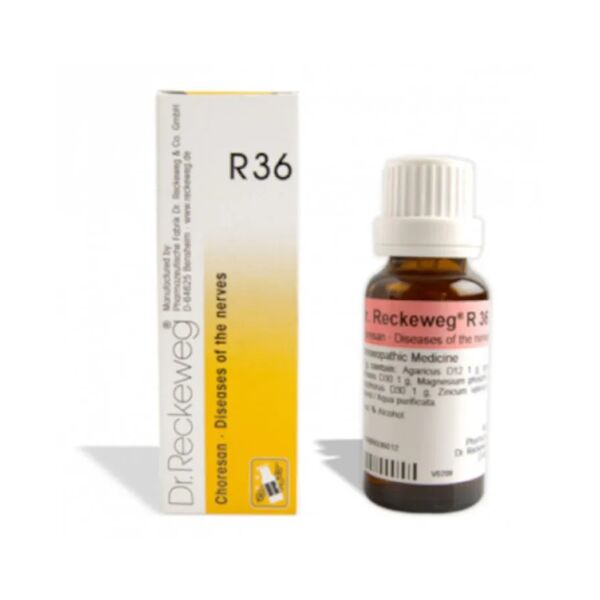dr. reckeweg r36 gocce omeopatiche per patologie neurologiche 22 ml