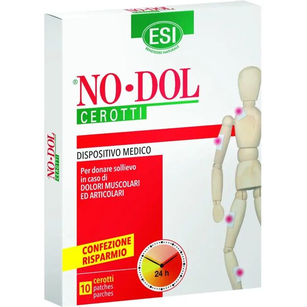 esi no-dol cerotti dolori muscolari e articolari 10 pezzi