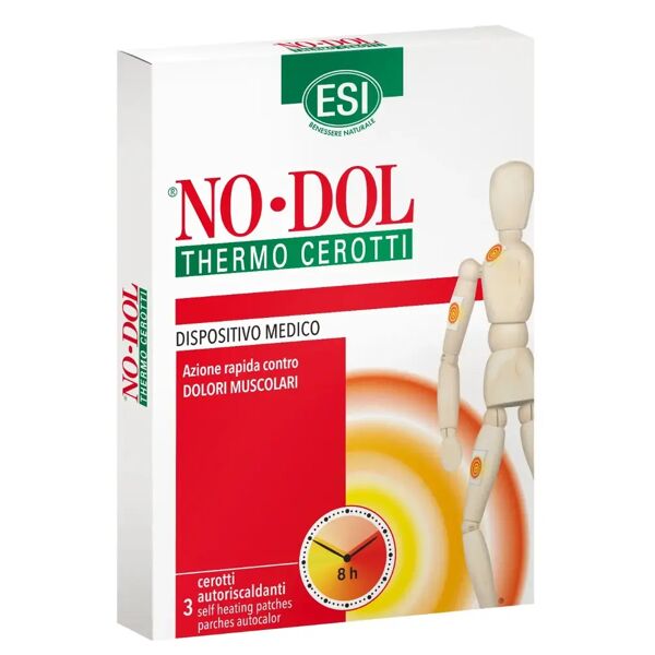 no dol esi thermo cerotti autoriscaldanti dolori muscolari 3 pezzi