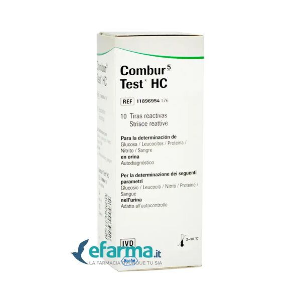 combur5 test hc rilevazione parametri nelle urine 10 strisce reattive