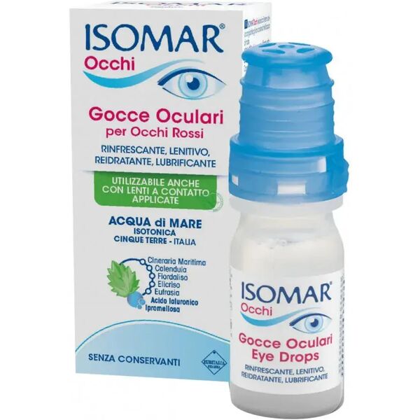 isomar occhi multidose gocce oculari occhi rossi 10 ml