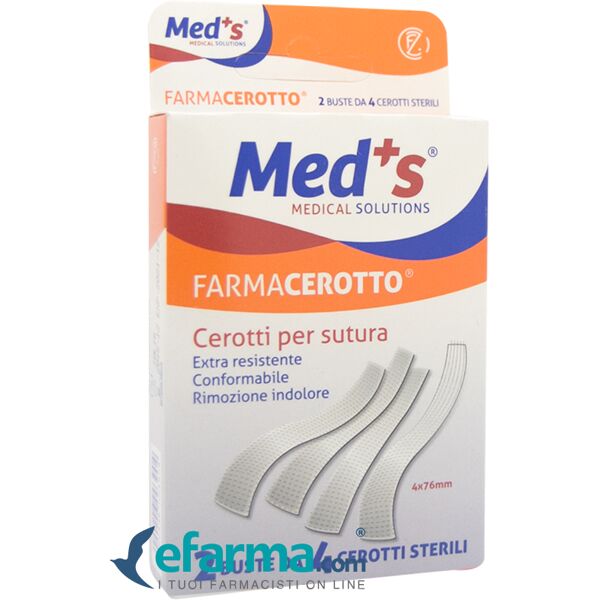 med's cerotti sutura cutanea piccole ferite 4 x 76 mm