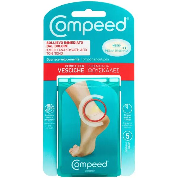 compeed cerotti per vesciche medio 5 pezzi