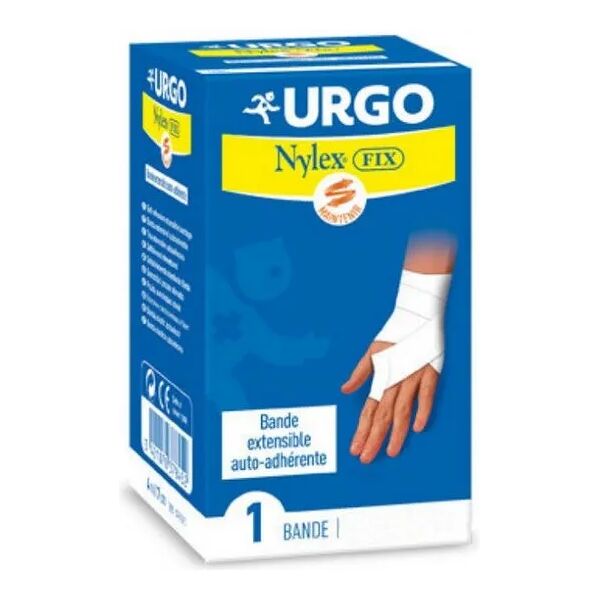 urgo nylex fix benda estensibile elasticizzata per legamenti e muscoli 4mx10cm