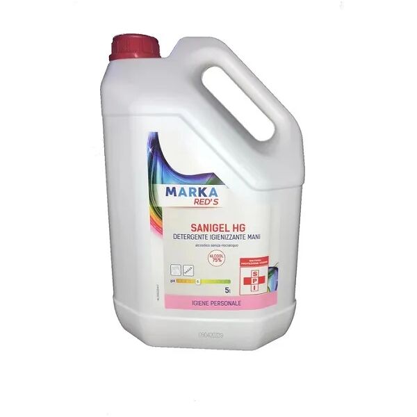 marka sanigel hg igienizzante in gel alcolico 5lt