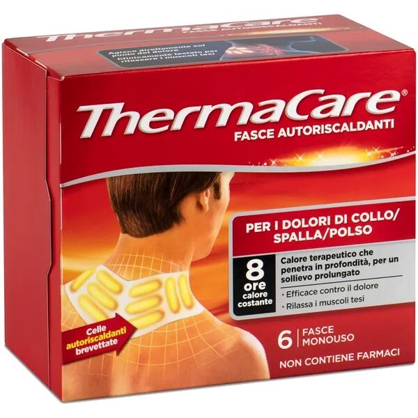 thermacare fasce autoriscaldanti collo spalla polso 6 pezzi