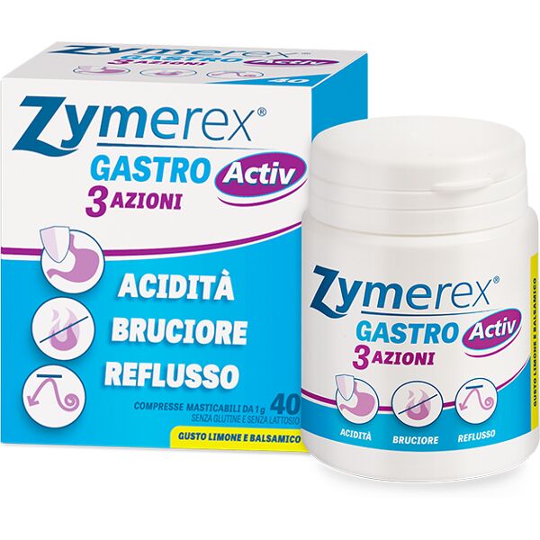 zymerex gastro activ 3 azioni integratore 40 compresse