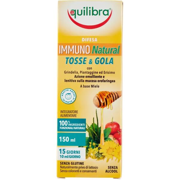 equilibra immuno natural tosse gola 150 ml