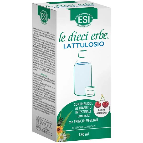 esi le dieci erbe lattulosio integratore benessere intestinale 180 ml