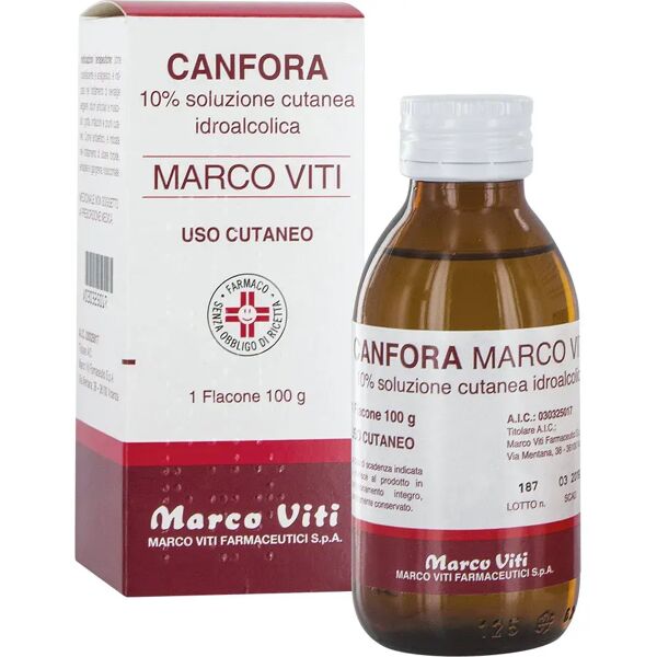 marco viti canfora 10 % soluzione idroalcolica 100g