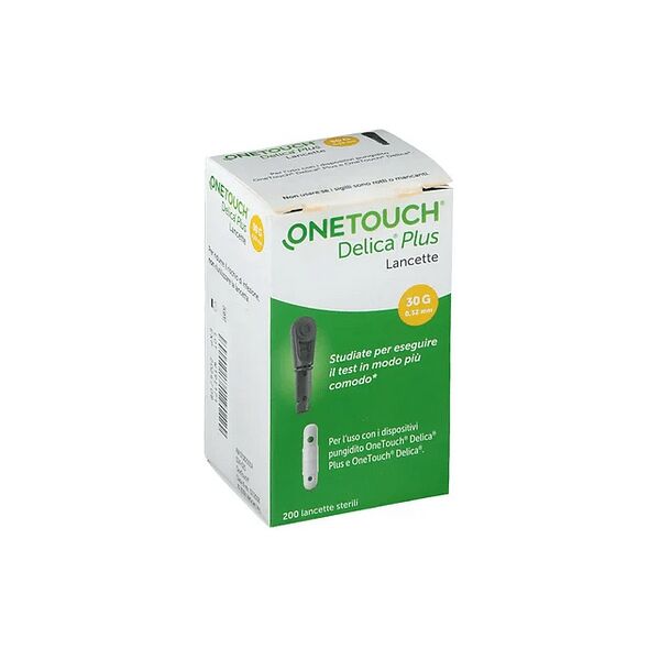 onetouch one touch delica plus lancette pungidito 200 pezzi