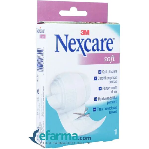 nexcare soft cerotto in striscia tnt ipoallergenico cm 8x1 m