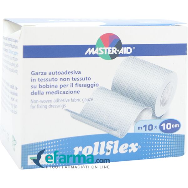 roll flex garza autoadesiva sterile tnt ipoallergenica cm 10x10m