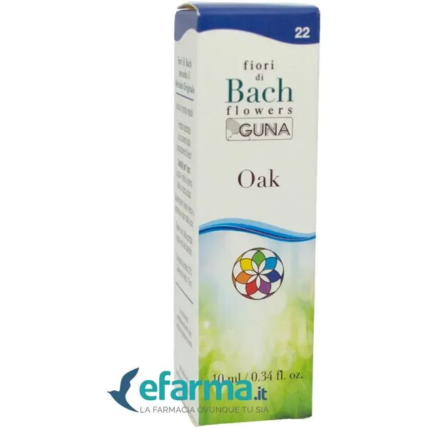 guna fiori di bach oak perseveranza gocce 10 ml