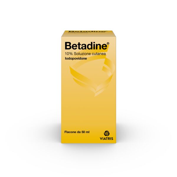 betadine 10% iodopovidone soluzione cutanea flacone 50 ml