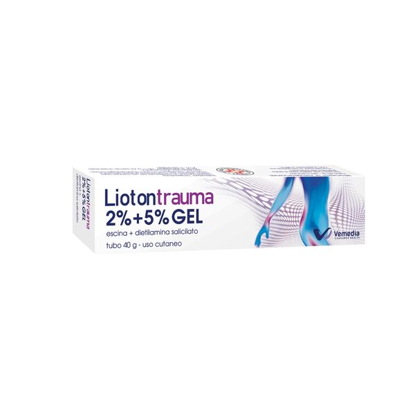 lioton trauma gel 2%+5% escina dolori articolari e muscolari tubo 40 g
