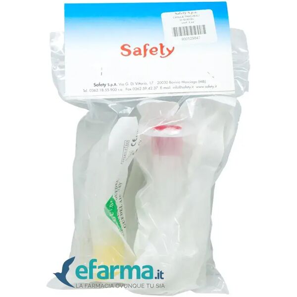 safety cannula guedel set misure piccola media grande 3 pezzi