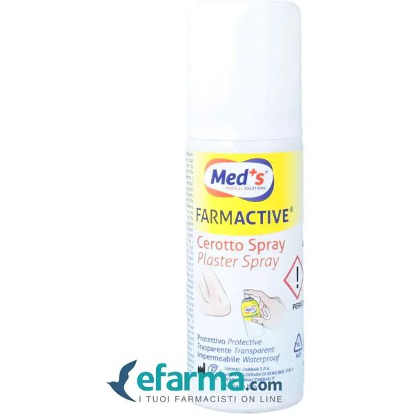 med's farmactive cerotto spray protettivo abrasioni agenti esterni 40 ml