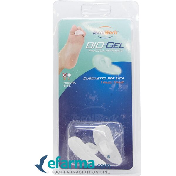 bio-gel biogel cuscinetto protettivo per dita del piede a martello taglia s 1 paio