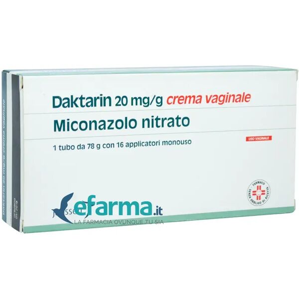 daktarin 2% crema vaginale 20 mg/g miconazolo nitrato antimicotico 78g+16 applicatori