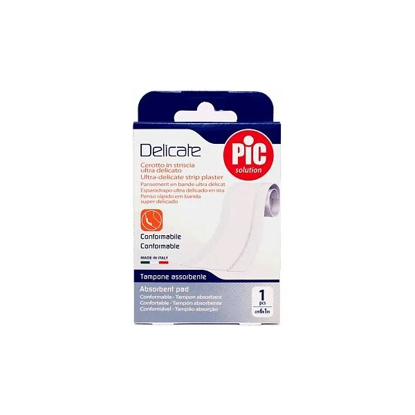 pic solution pic cerotto delicate bianco 1 striscia 6 cm x 1 m