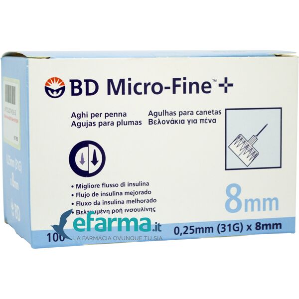 corman bd micro-fine aghi 31gx8mm per penna insulina 100 pezzi