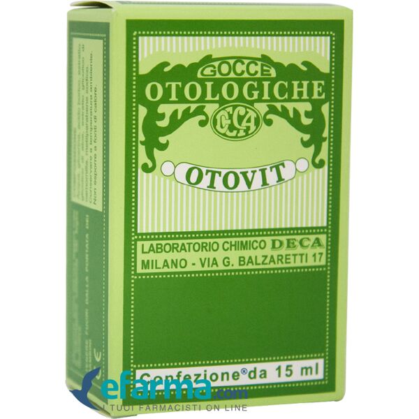 deca laboratorio chimico otovit gocce auricolari 15 ml