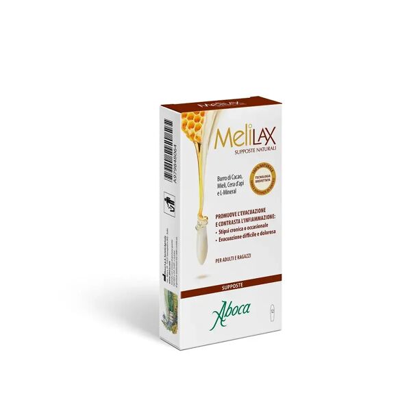 aboca melilax supposte naturali per infiammazioni della mucosa rettale 12 pezzi