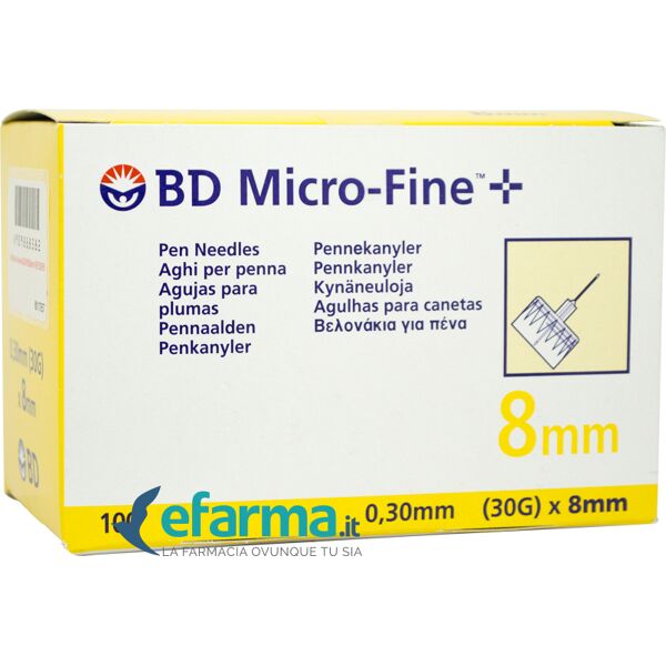 corman bd micro-fine aghi 30gx8mm per penna insulina 100 pezzi