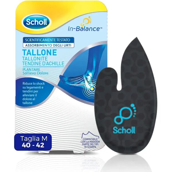 dr. scholl scholl tallone plantare tallonite e tendine di achille taglia m 2 pezzi