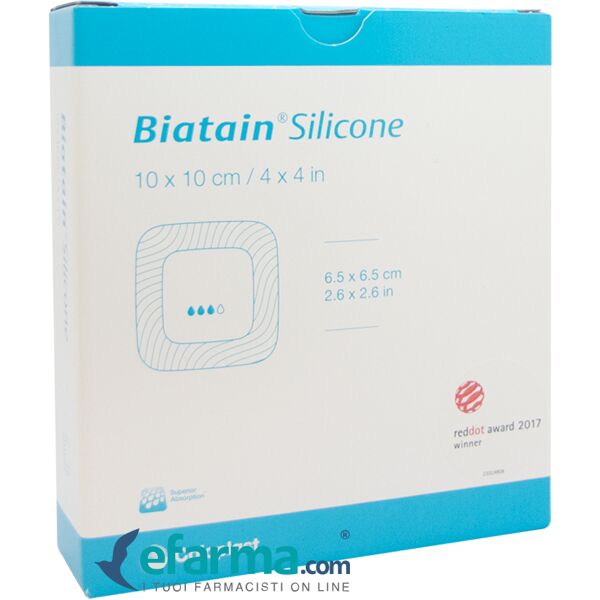 biatain medicazione in schiuma 10x10 cm 10 pezzi