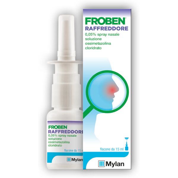 froben raffreddore spray nasale 0,05% ossimetazolina decongestionante 15 ml