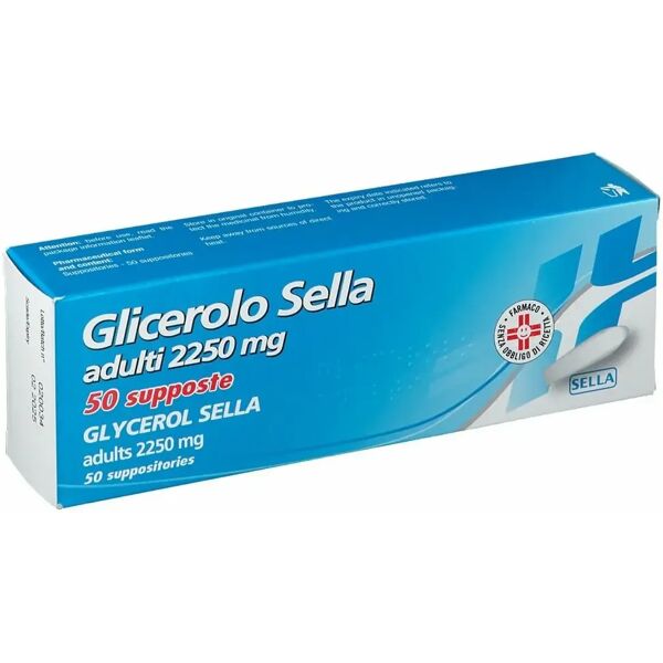 sella glicerolo adulti 2250 mg stitichezza occasionale 50 supposte