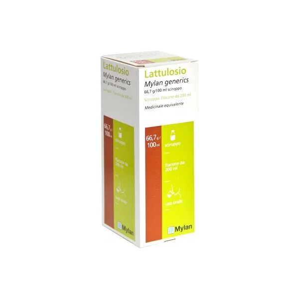 viatris lattulosio mylan 66,7g / 100ml sciroppo lassativo flacone 200 ml