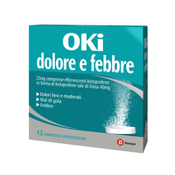 oki dolore e febbre 12 compresse effervescenti