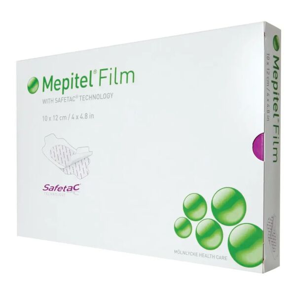mepitel film medicazione in poliuretano 10,5x12 cm 10 pezzi