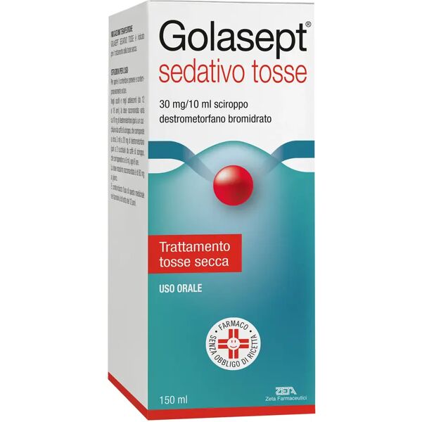 golasept destrometorfano bromidato zeta 30 mg/10 ml sciroppo flacone da 150 ml