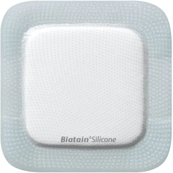 wound care biatain medicazione in schiuma 7,5x7,5 cm 10 pezzi