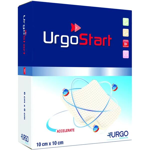 urgo start medicazione in garza 10x10 cm 3 pezzi