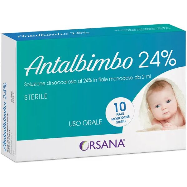 antalbimbo 24% soluzione sterile di saccarosio per neonati 10 fiale