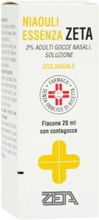 zeta farmaceutici niaouli essenza 2% zeta gocce nasali adulti 20 gr