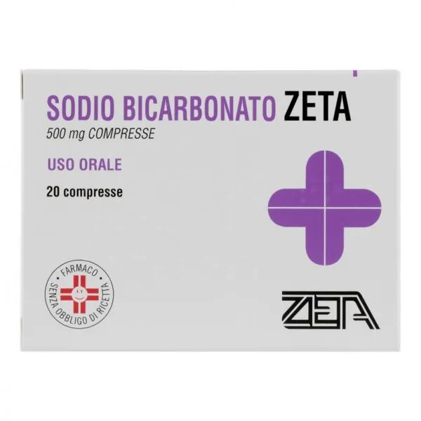 zeta farmaceutici sodio bicarbonato zeta 20 compresse 500 mg